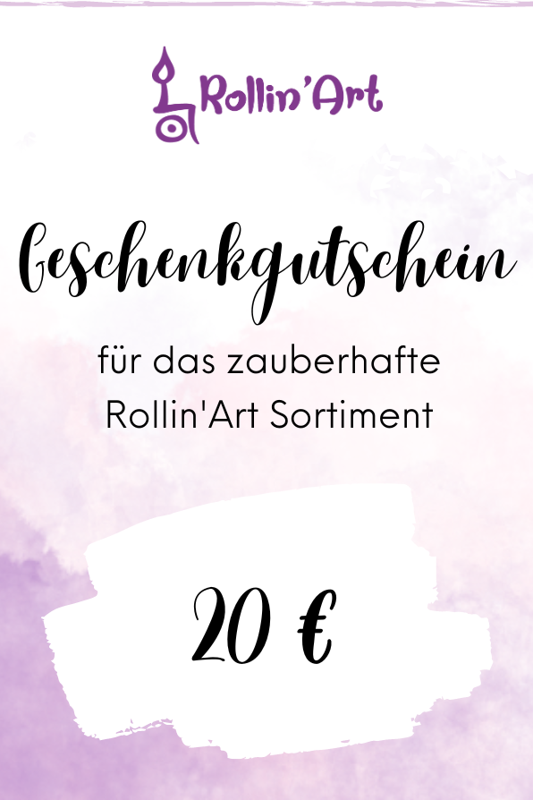 20 € Rollin'Art Geschenkgutschein