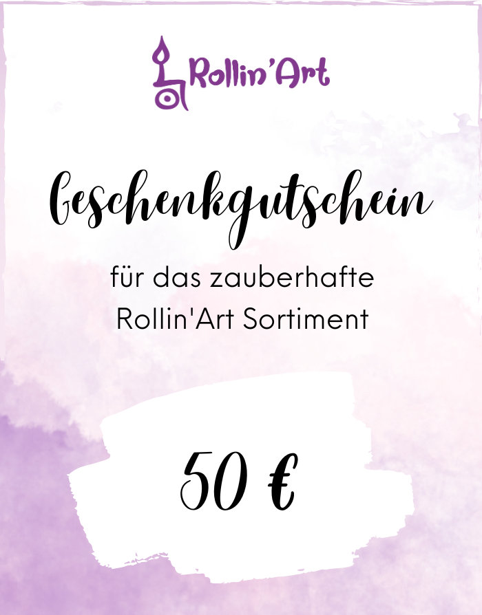 50 € Rollin'Art Geschenkgutschein