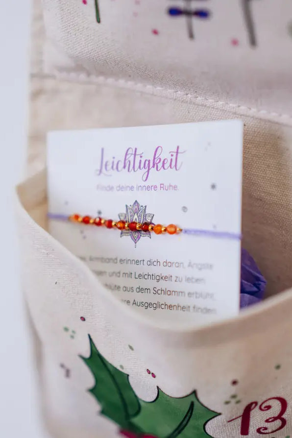 Adventskalender zum Befüllen - mit Wunschname