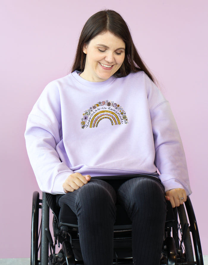 Damen Sweatshirt "Happiness is homemade"