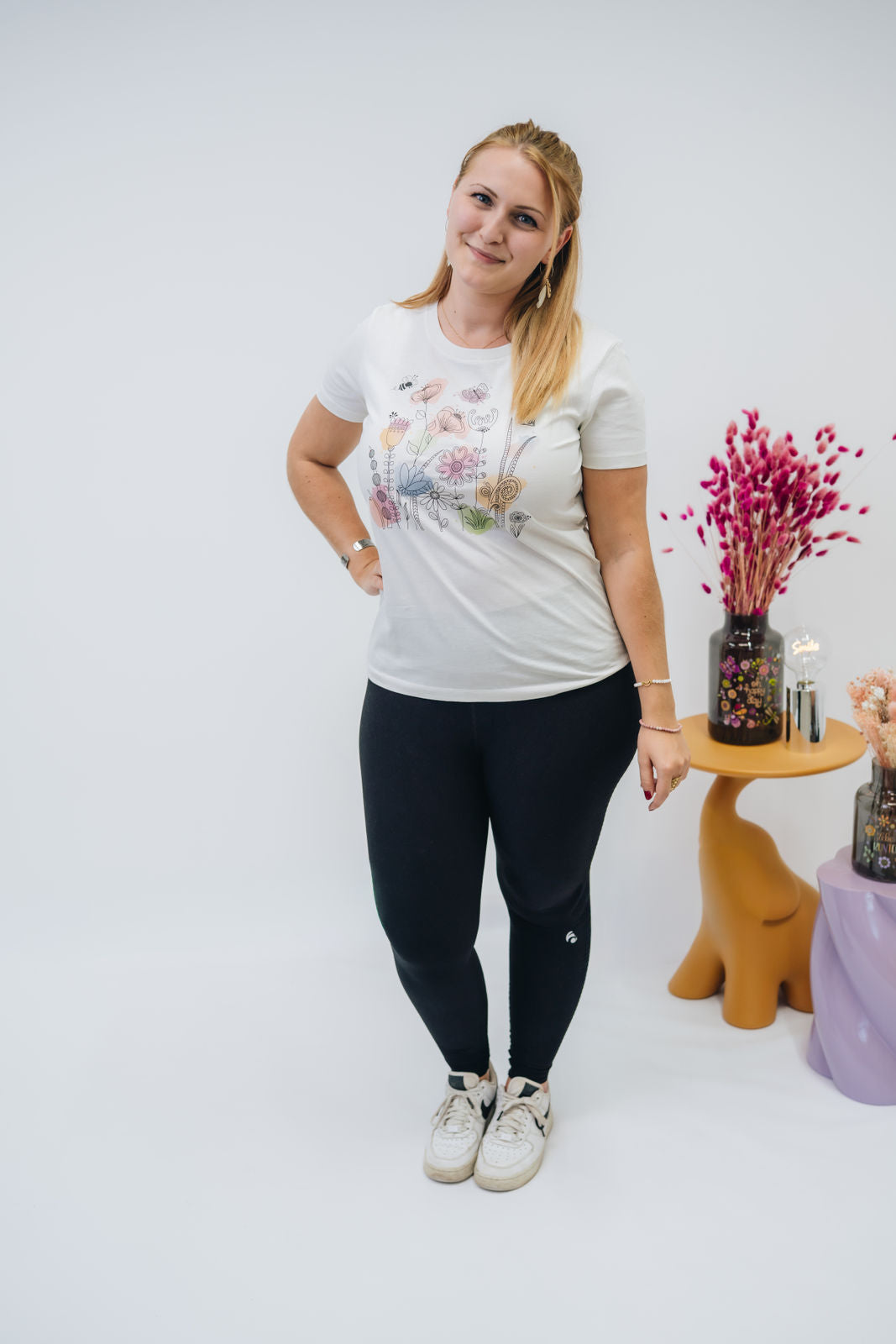Damen T-Shirt "Blumenwiese"