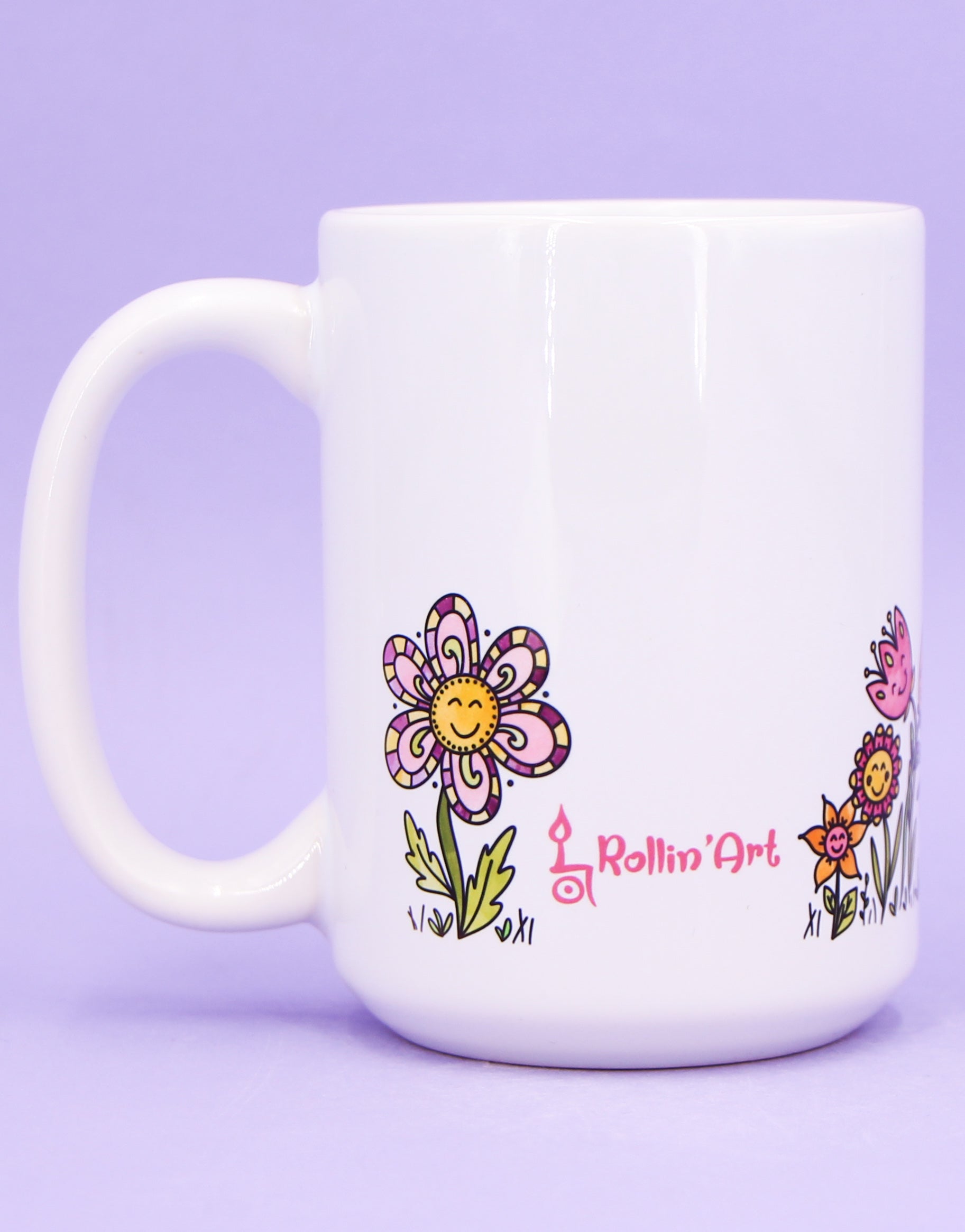 Jumbo-Teetasse "Blumenwiese"