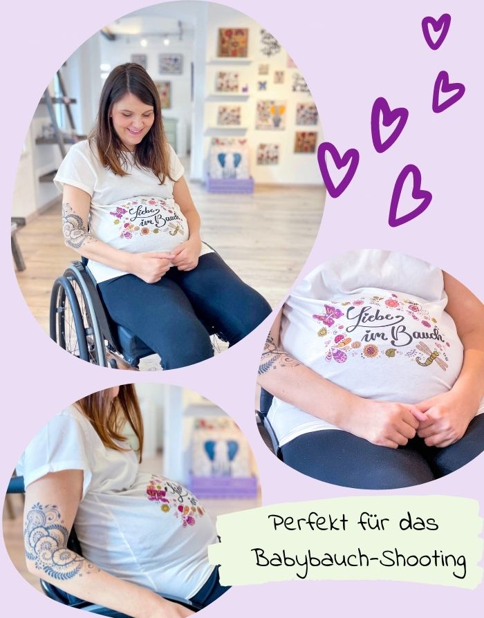 Schwangerschafts T-Shirt "Liebe im Bauch"