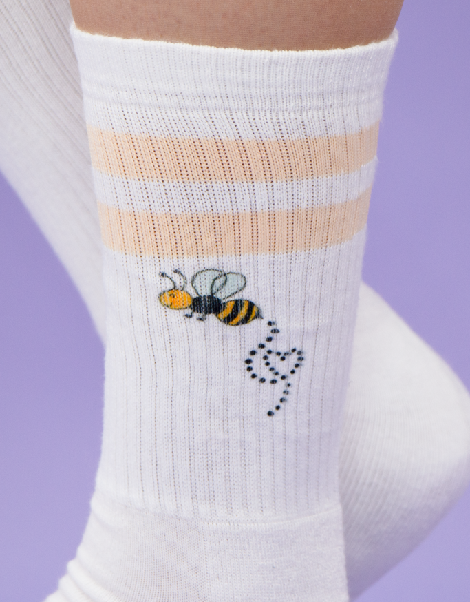 Socken "Biene"