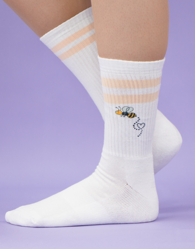 Socken "Biene"