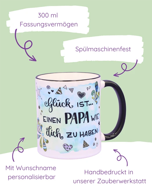 Tasse "Glück ist... Papa"