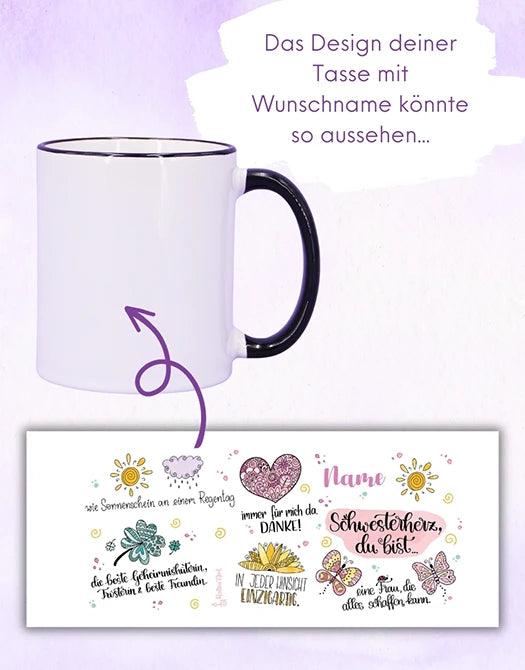 Tasse "Schwesterherz"