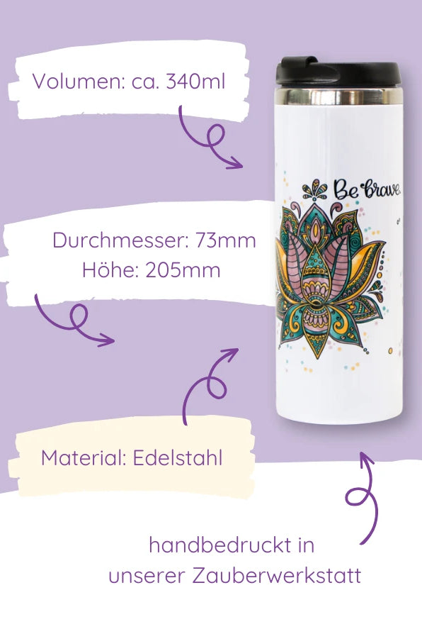 Thermobecher "Be Brave"