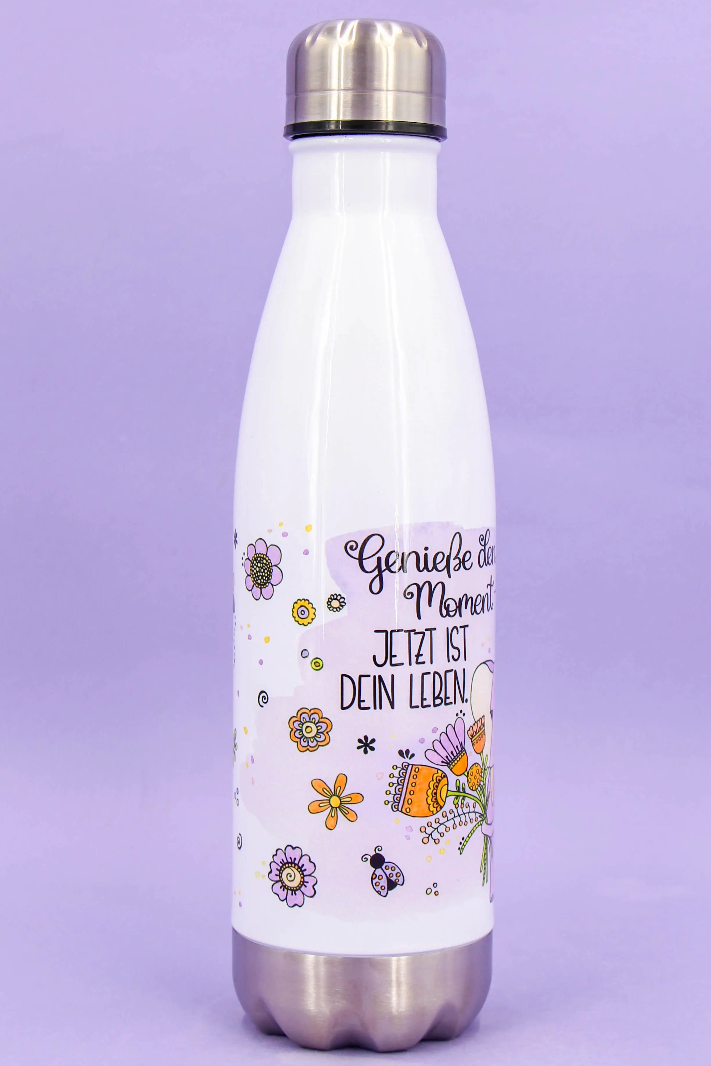 Trinkflasche „Genieße den Moment"