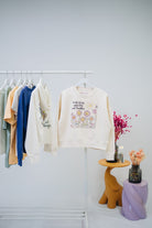 Damen Sweatshirt „Ein guter Tag zum Strahlen"
