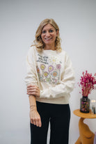 Damen Sweatshirt „Ein guter Tag zum Strahlen"