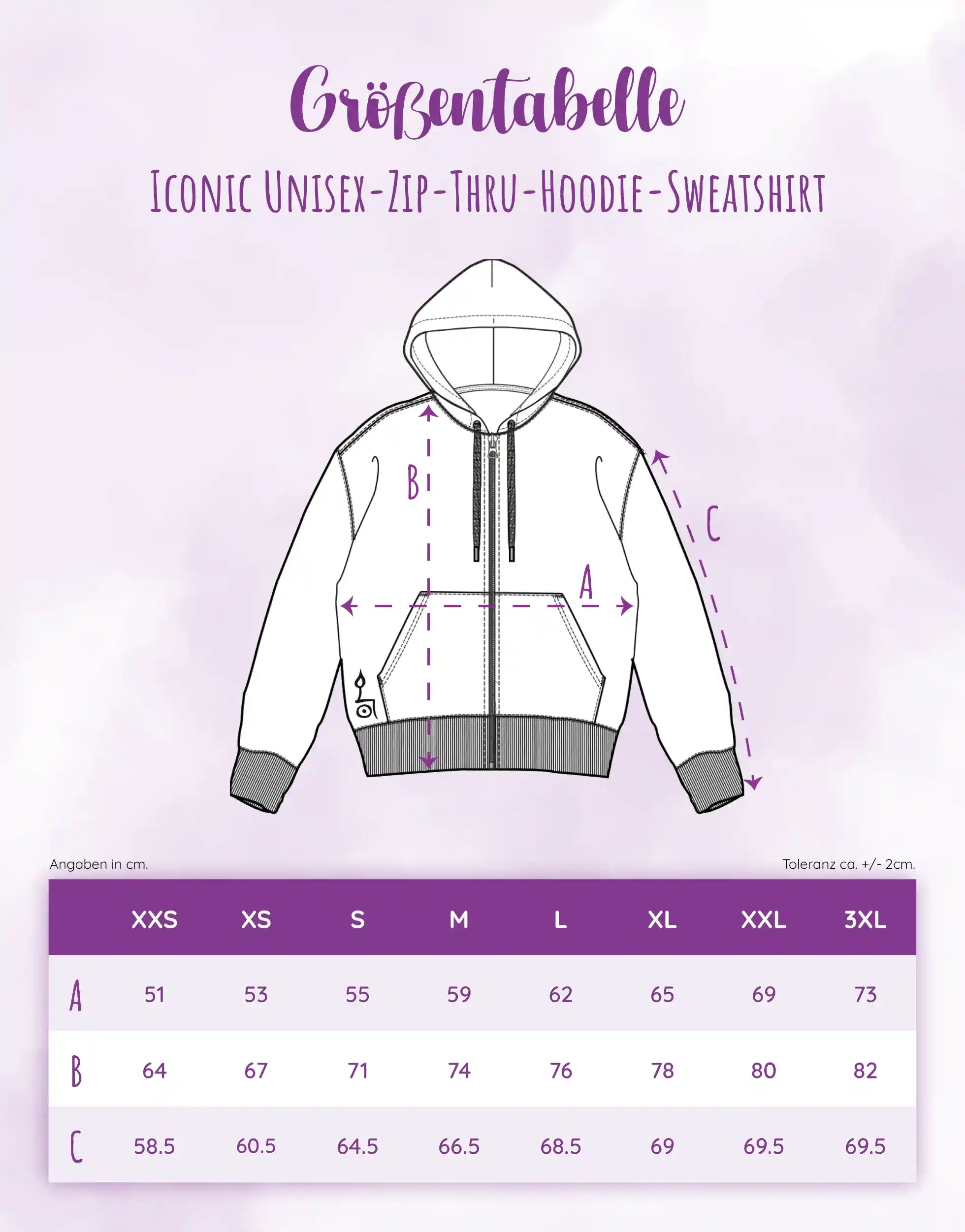 Damen Zipper-Hoodie „Chase the sun, follow your soul“