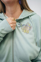 Damen Zipper-Hoodie „Kolibri"