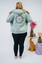 Damen Zipper-Hoodie „Mandala"
