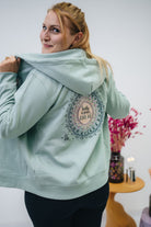 Damen Zipper-Hoodie „Mandala"