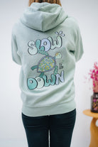Damen Zipper-Hoodie „Slow down"