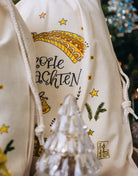 Geschenkbeutel mit Zugband "Frohe Weihnachten"