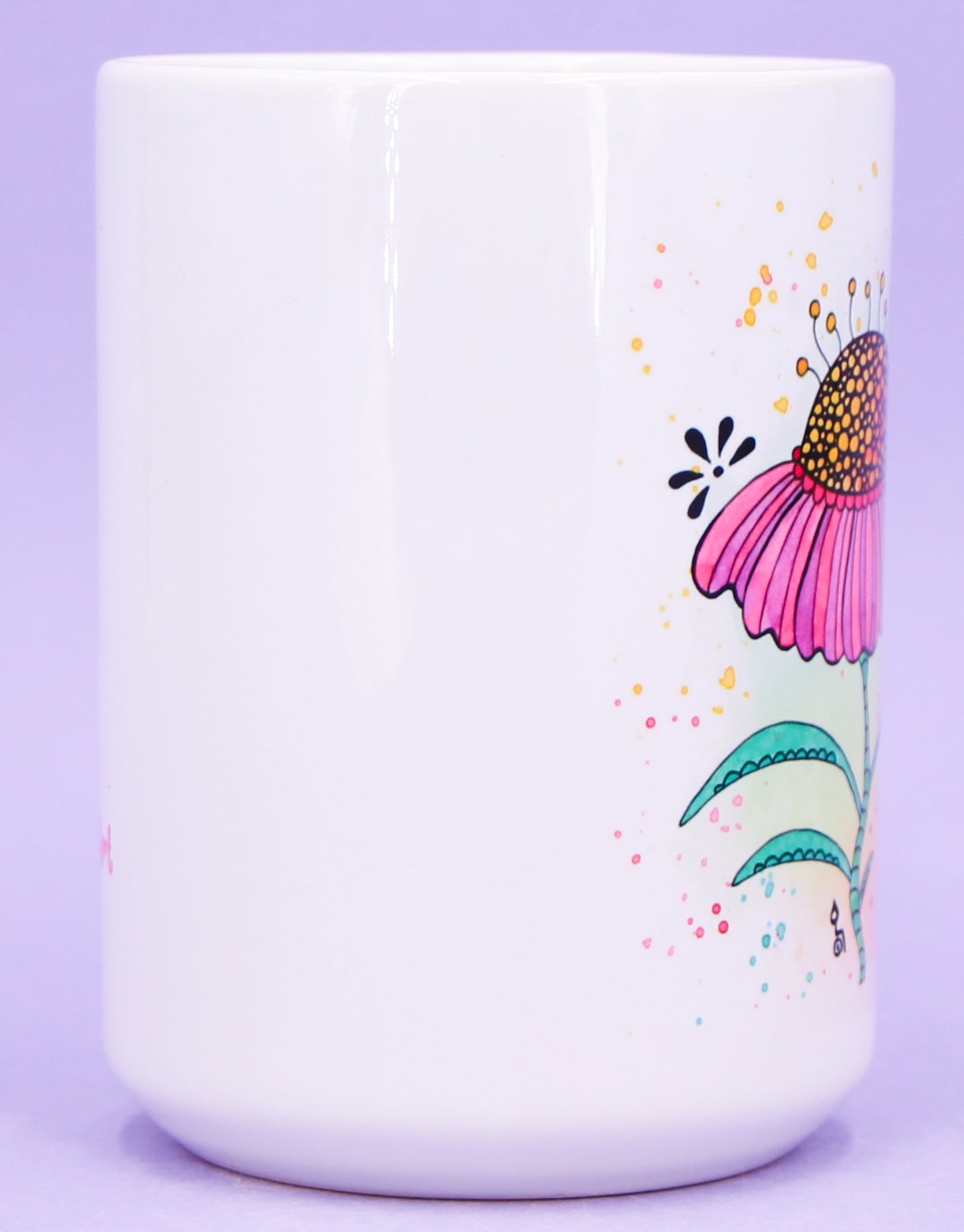 Jumbo-Teetasse "Bee happy"