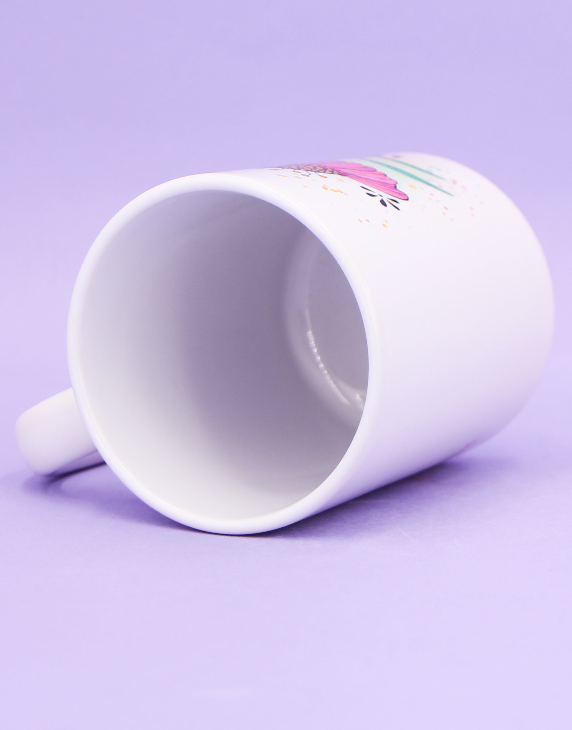 Jumbo-Teetasse "Bee happy"