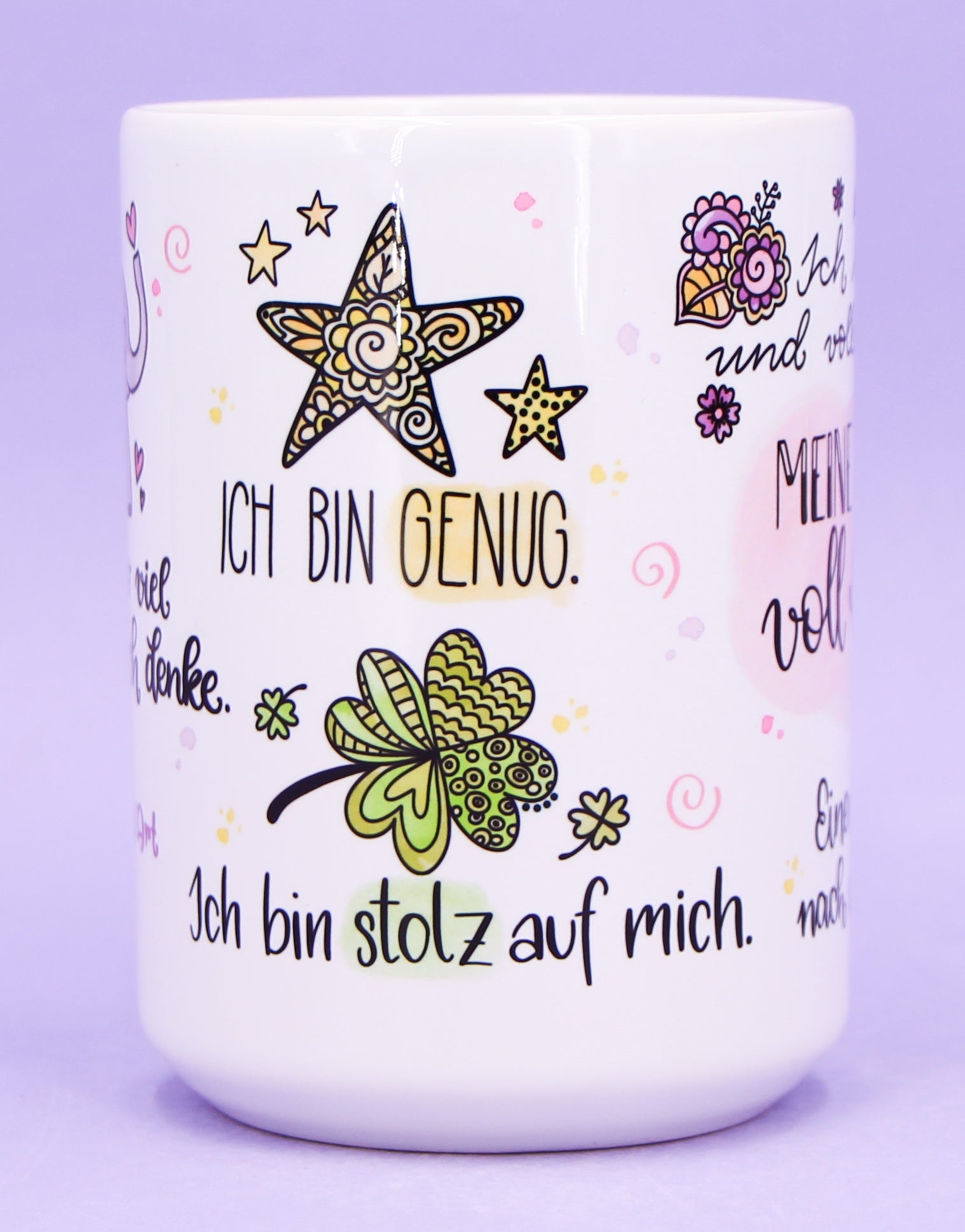 Jumbo-Teetasse "Tasse voll Glück"
