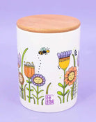Keramikdose M "Happy Flowers"