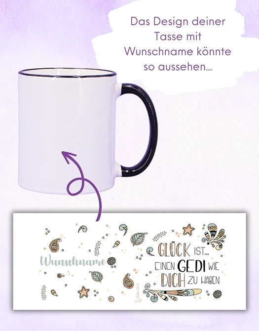 Tasse "Glück ist... Gedi"