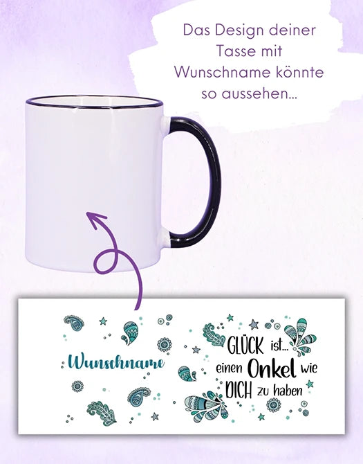 Tasse "Glück ist... Onkel"