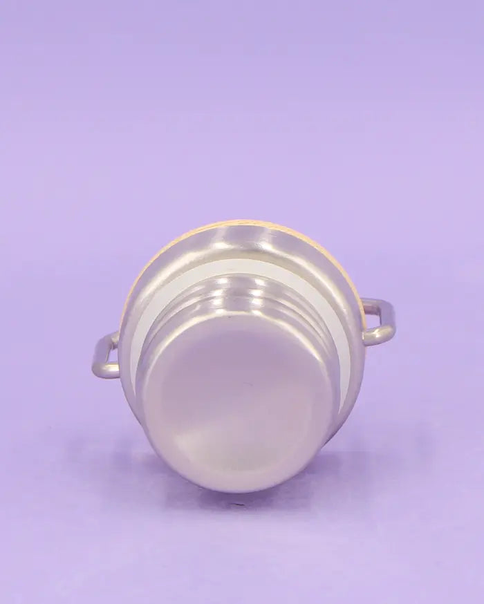 Thermosflasche Bambusdeckel "Mut"